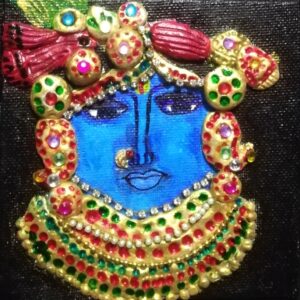 Srinath ji on mini canvas board